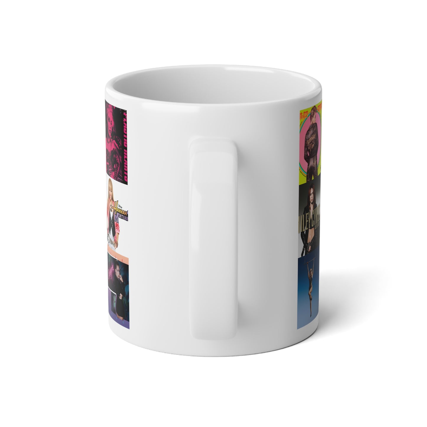 Miley Cyrus Album Cover Collage Jumbo Mug