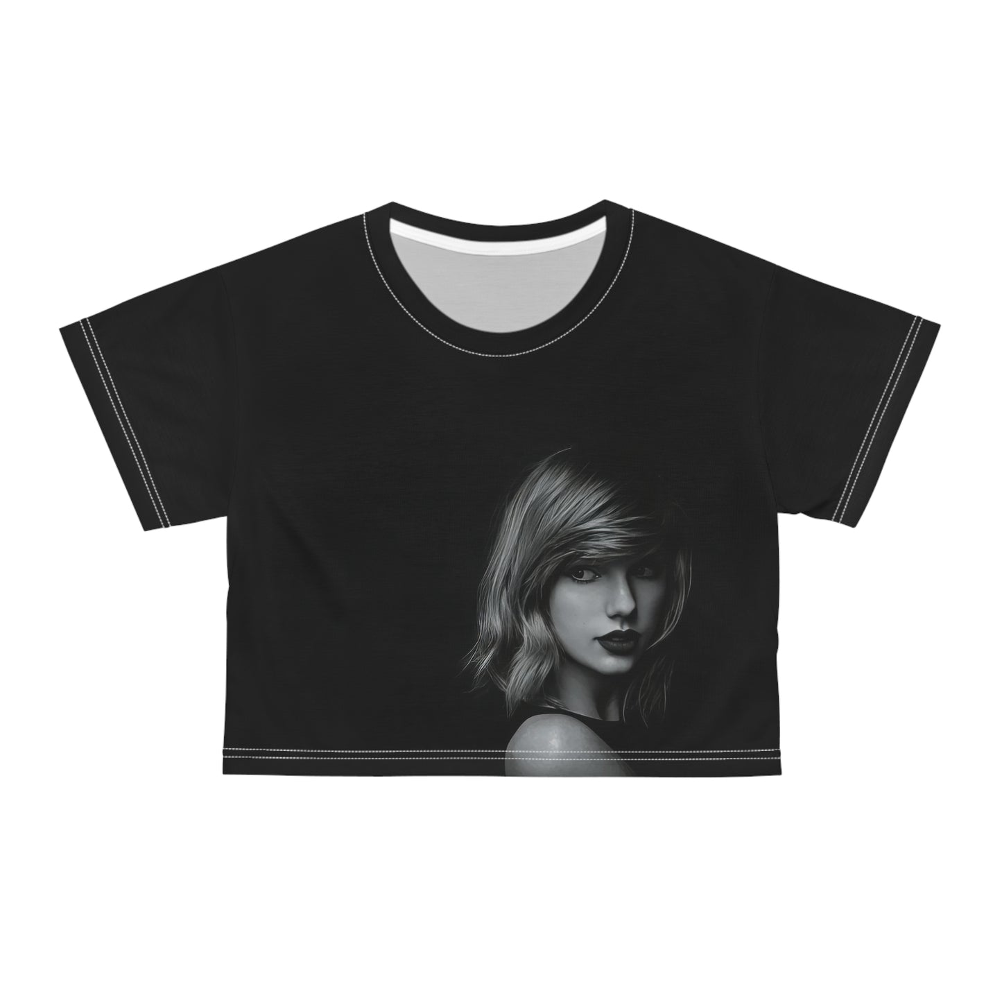 Taylor Swift Noir Crop Tee