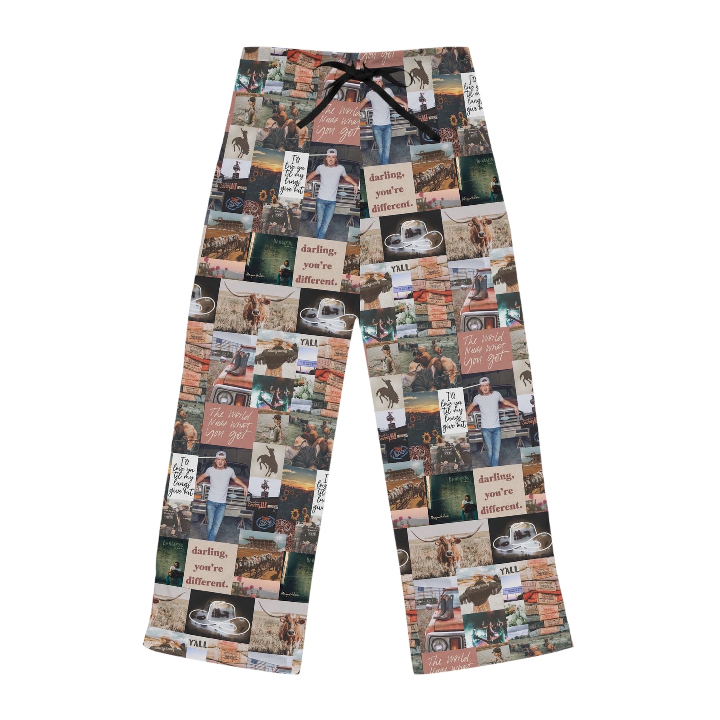 Morgan Wallen Darling You're Different Collage Women's Pajama Pants