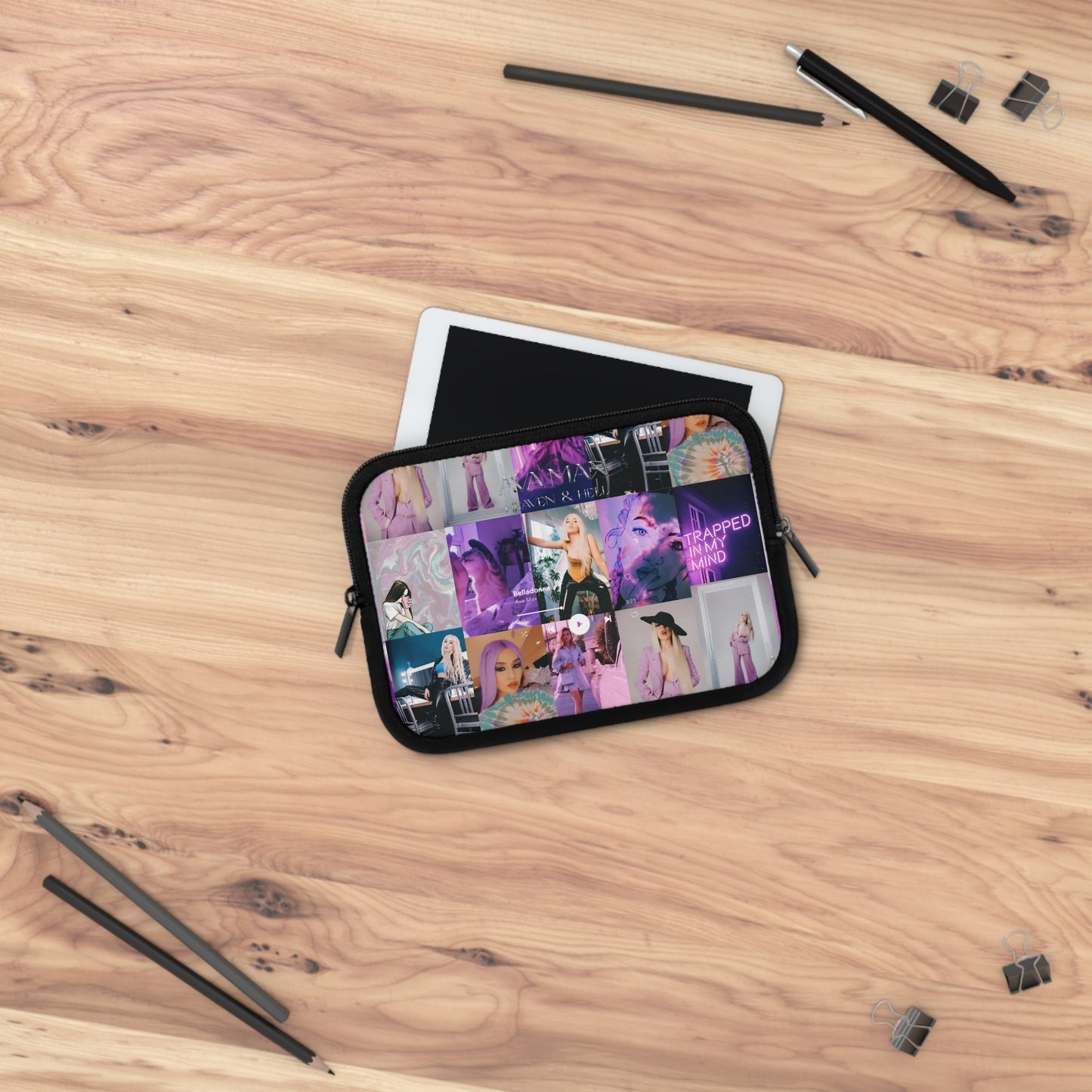 Ava Max Belladonna Photo Collage Laptop Sleeve