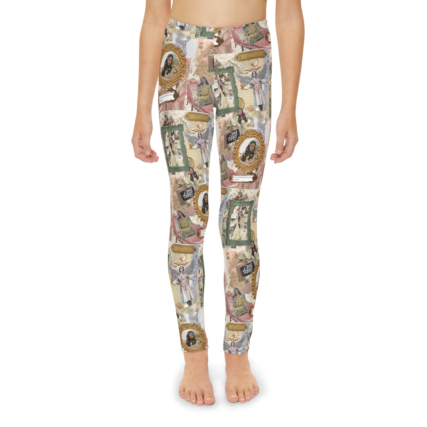 Lana Del Rey Victorian Collage Youth Leggings