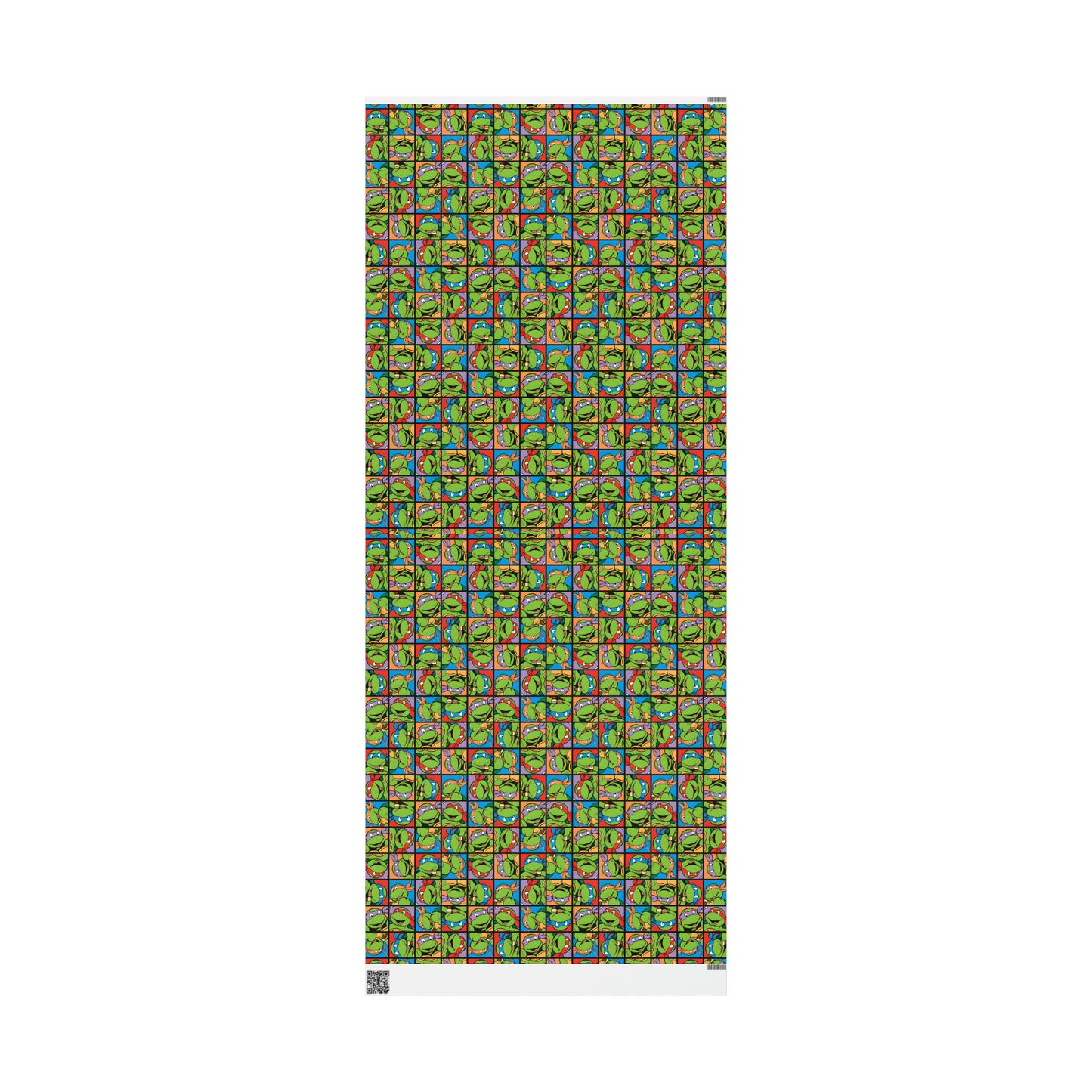 TMNT Turtle Toon Montage Gift Wrapping Paper