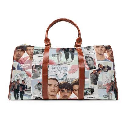 Jonas Brothers Happiness Begins Collage Waterproof Travel Bag