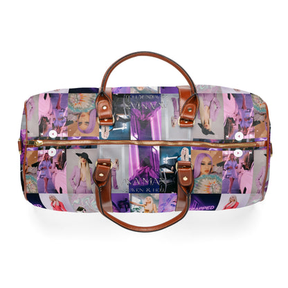 Ava Max Belladonna Photo Collage Waterproof Travel Bag