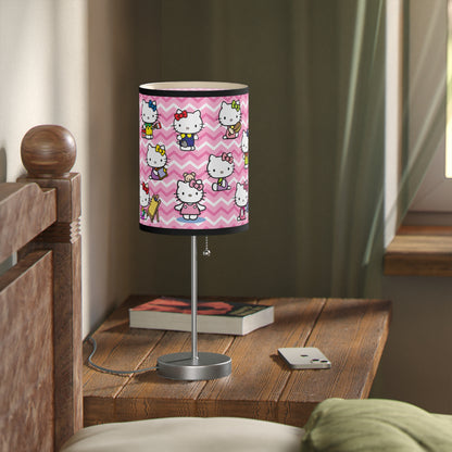 Hello Kitty Playtime Collage Lamp on a Stand