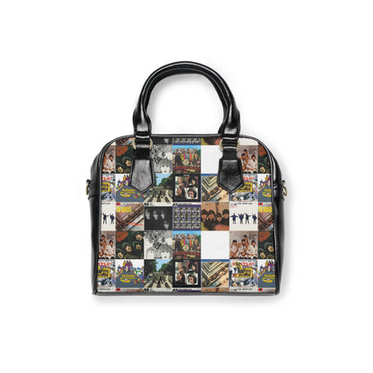 The Beatles Album Cover Collage Shoulder Handbag