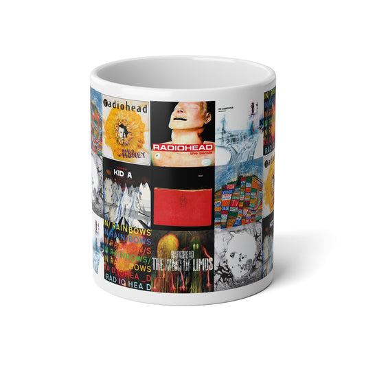 Radiohead Album Cover Collage Jumbo Mug