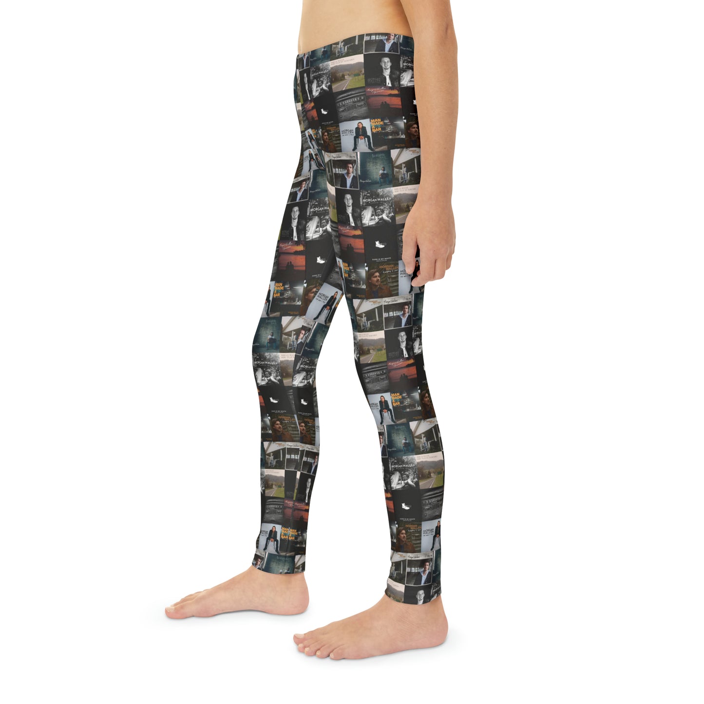 Morgan Wallen Album Cover Collage Youth Full-Length Leggings