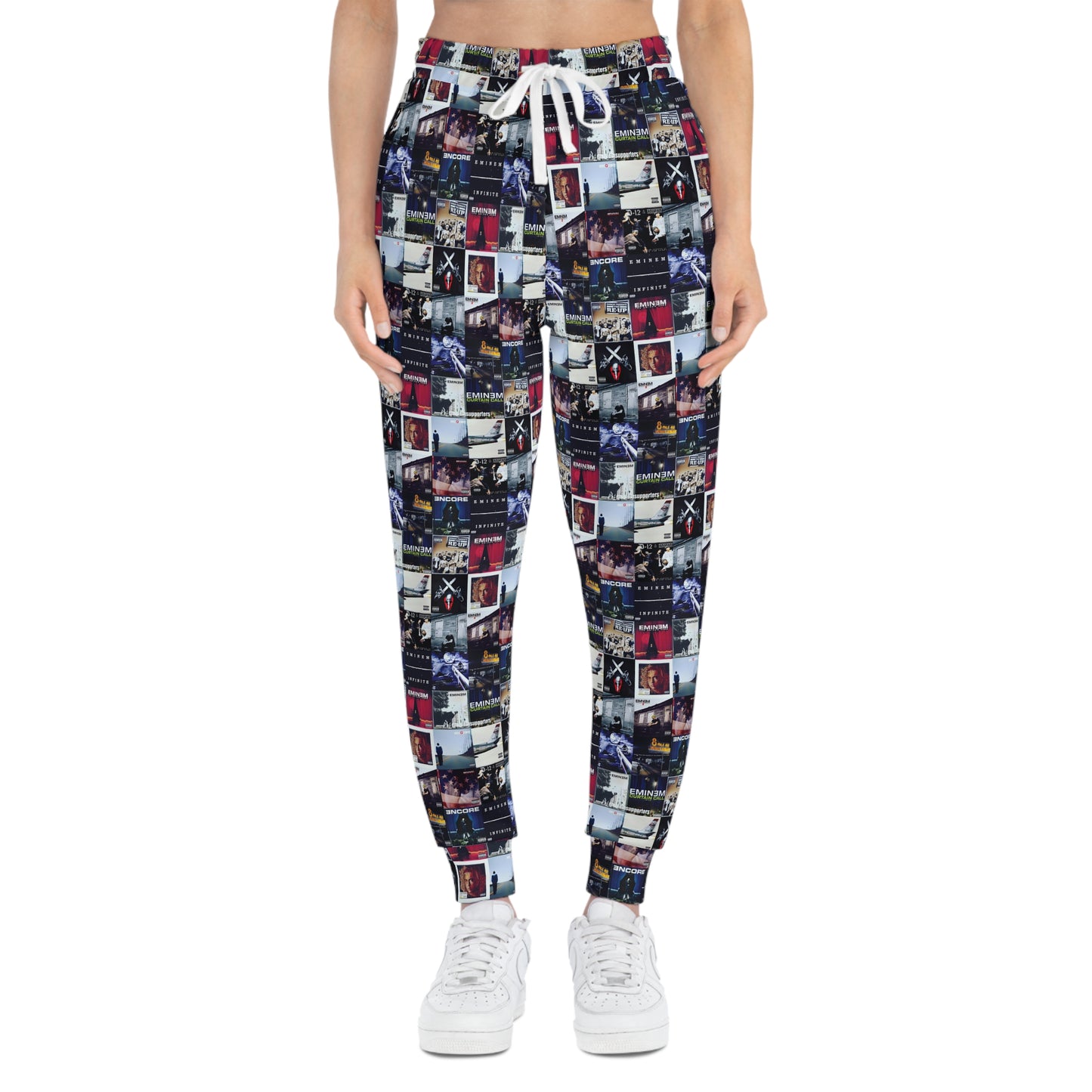 Eminem Album Art Cover Collage Athletic Jogger Sweatpants