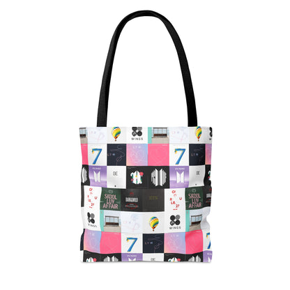 BTS Album Cover Art Collage Tote Bag