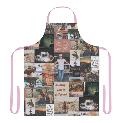 Morgan Wallen Darling You're Different Collage Apron