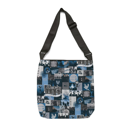 Coldplay Sunrise Sunset Collage Adjustable Tote Bag