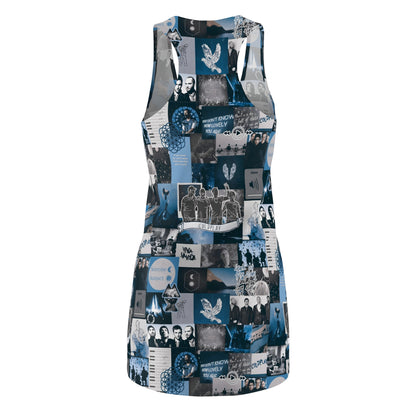 Coldplay Sunrise Sunset Collage Women's Cut & Sew Racerback Dress