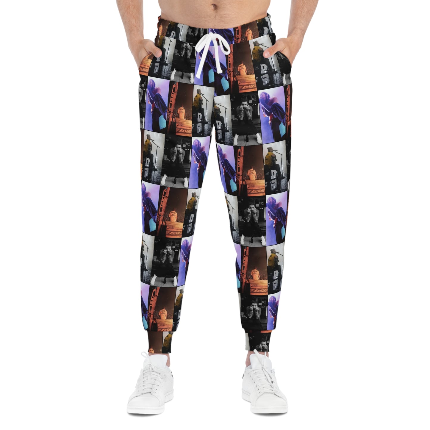 Post Malone On Tour Collage Athletic Jogger Sweatpants