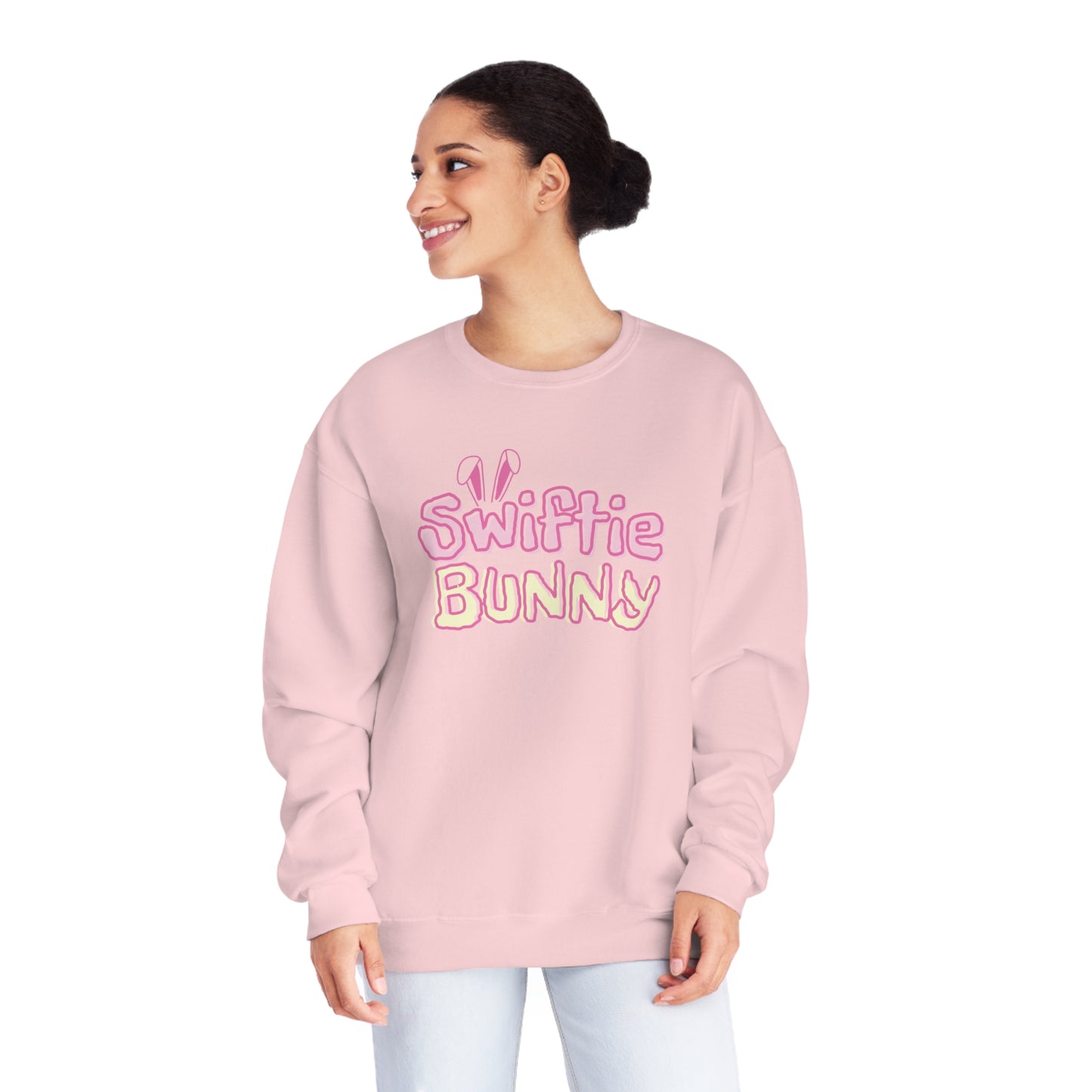 Taylor Swift Easter Swiftie Bunny Unisex NuBlend Crewneck Sweatshirt