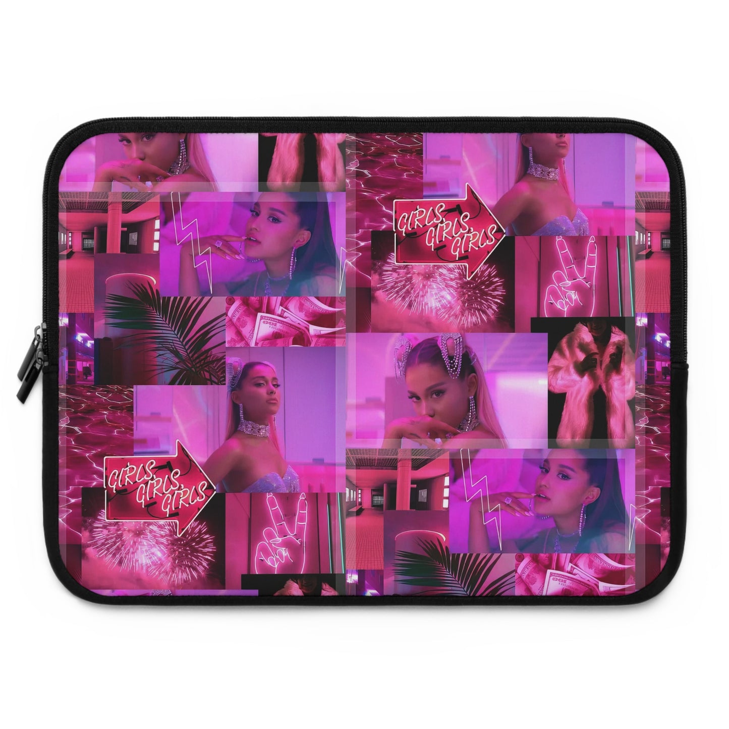 Ariana Grande 7 Rings Collage Laptop Sleeve