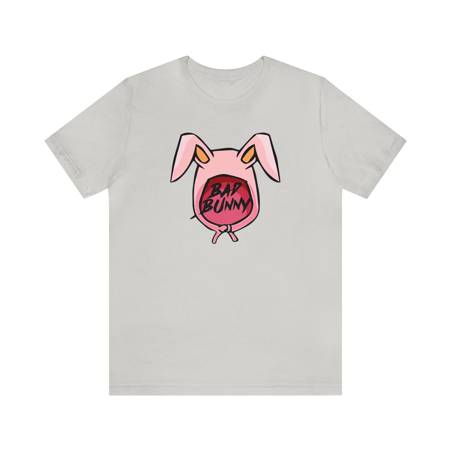 Bad Bunny Hoodie Logo Unisex Jersey Short Sleeve Tee Shirt