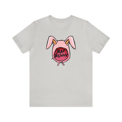 Bad Bunny Hoodie Logo Unisex Jersey Short Sleeve Tee Shirt