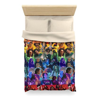 Conan Grey Rainbow Photo Collage Microfiber Duvet Cover