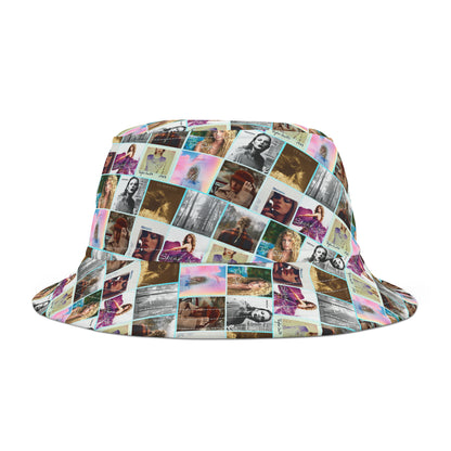 Taylor Swift Album Art Collage Bucket Hat