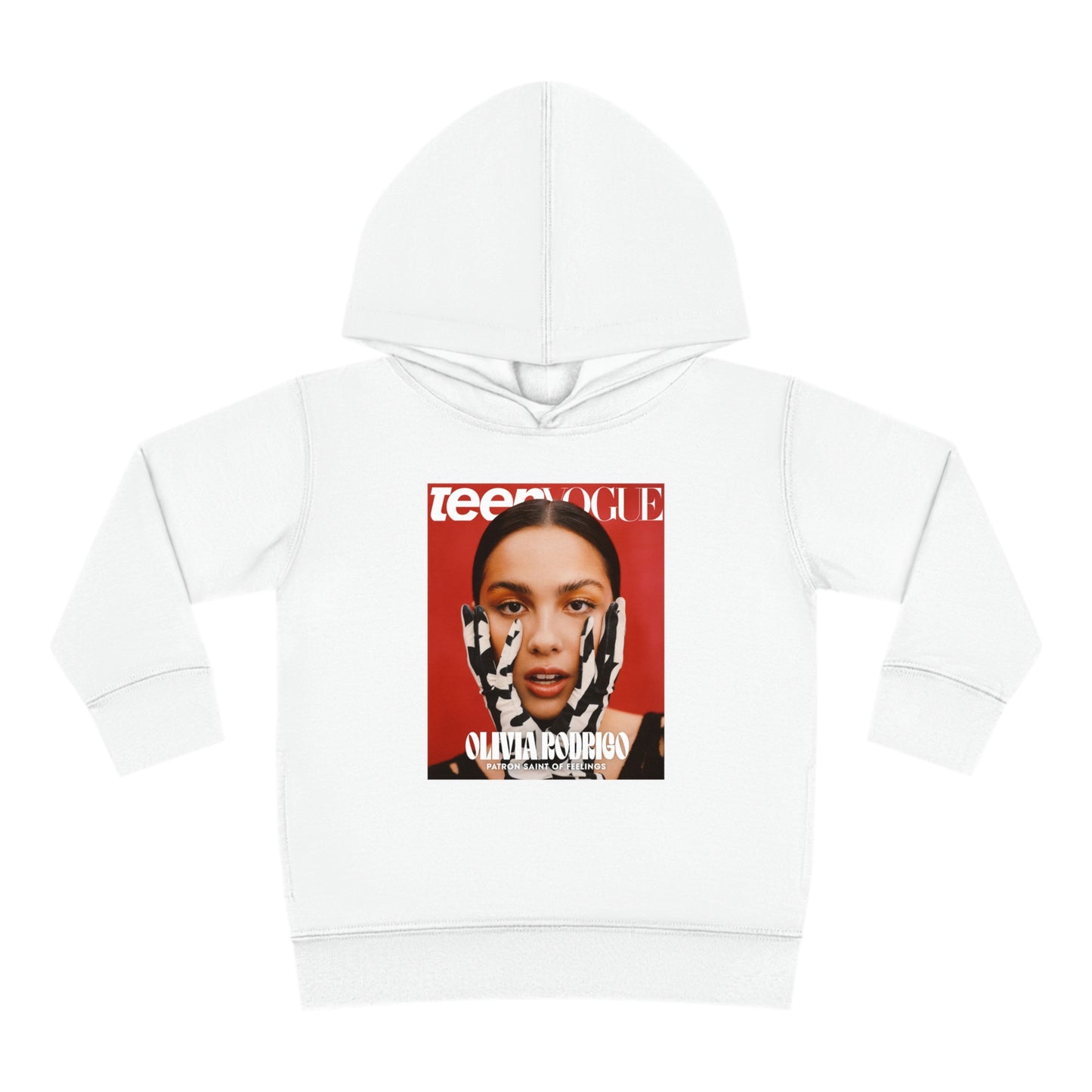 Olivia Rodrigo Teen Vogue Magazine Cover Toddler Pullover Fleece Hoodie