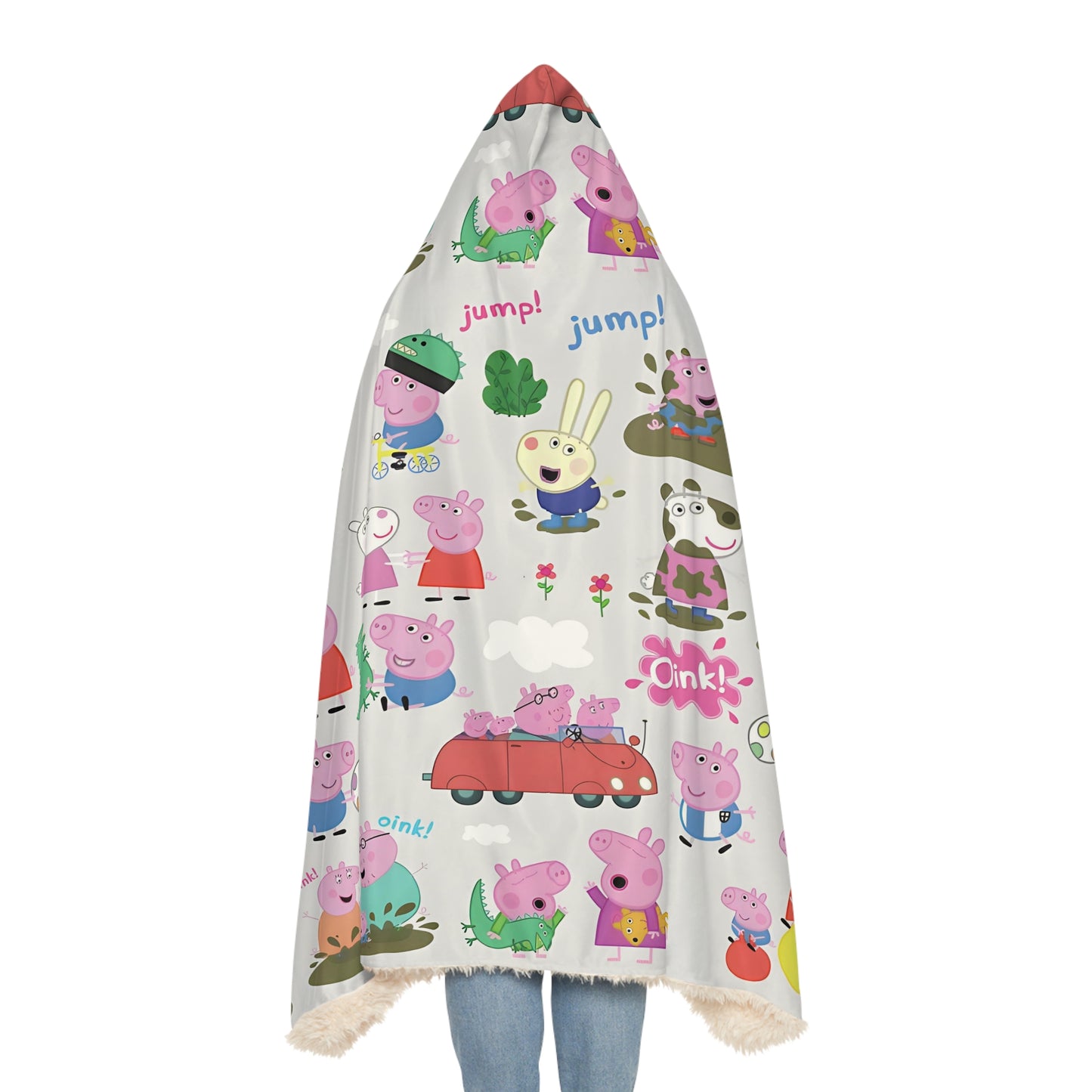 Peppa Pig Oink Oink Collage Snuggle Blanket