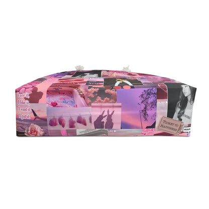 Ariana Grande Pink Aesthetic Collage Weekender Bag