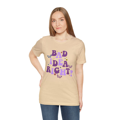 Olivia Rodrigo Bad Idea Right? Unisex Jersey Short Sleeve Tee Shirt