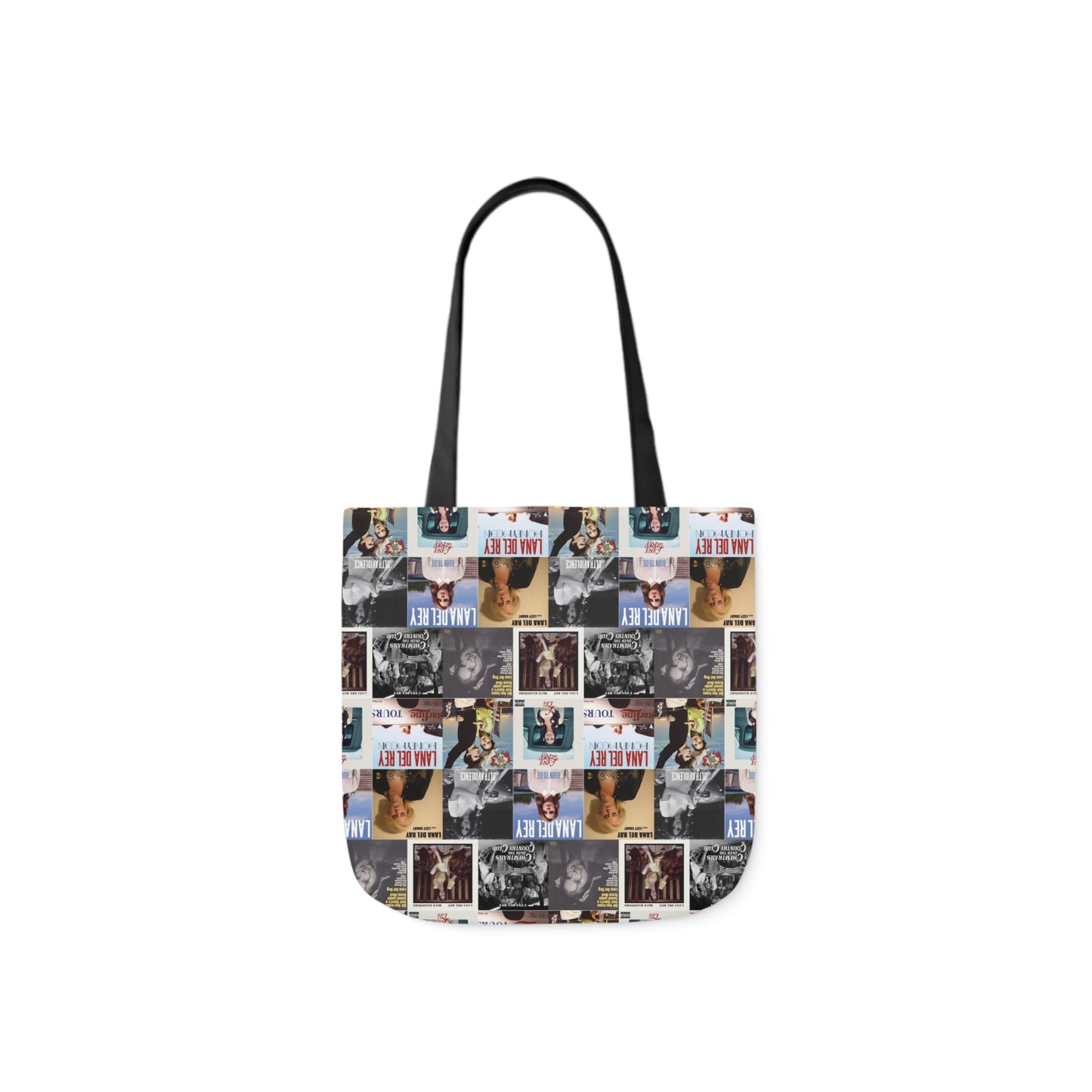 Lana Del Rey Album Cover Collage Polyester Canvas Tote Bag