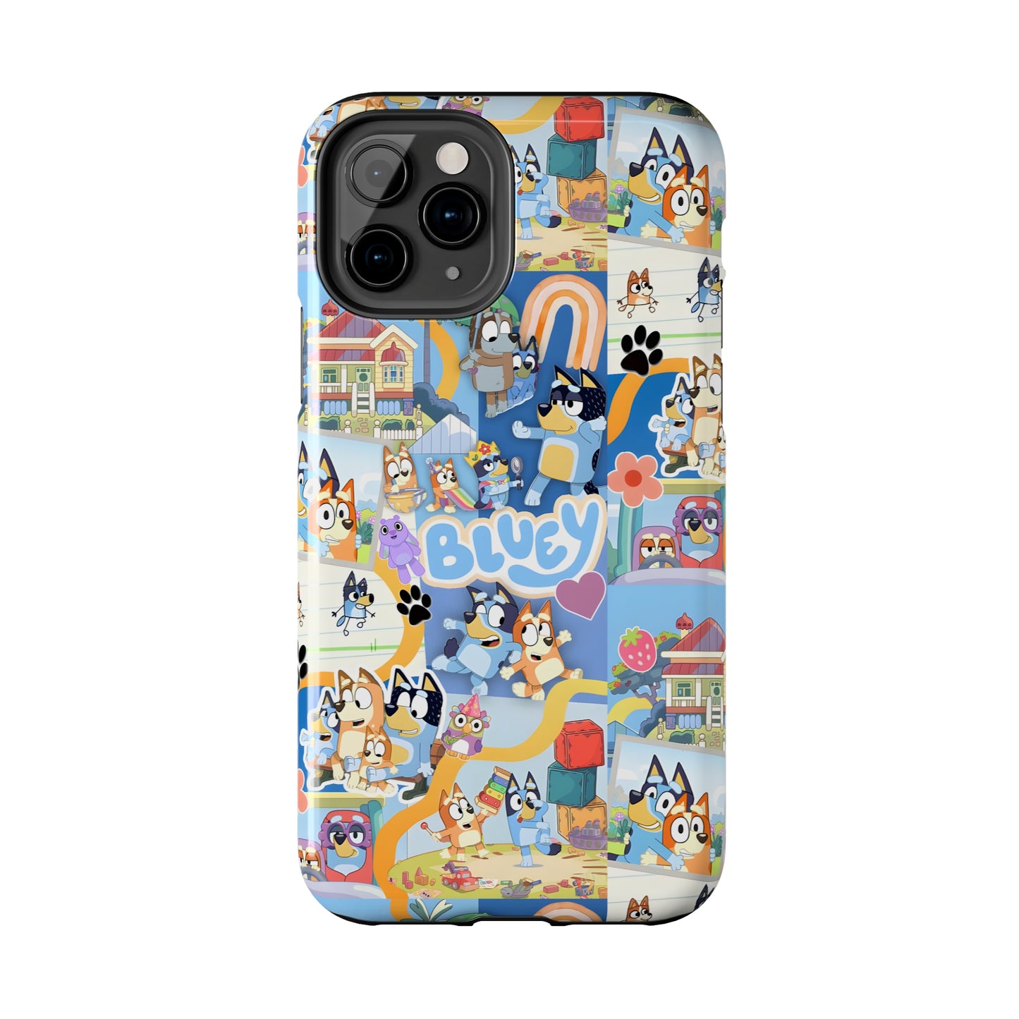 Bluey Playtime Collage Tough Phone Cases