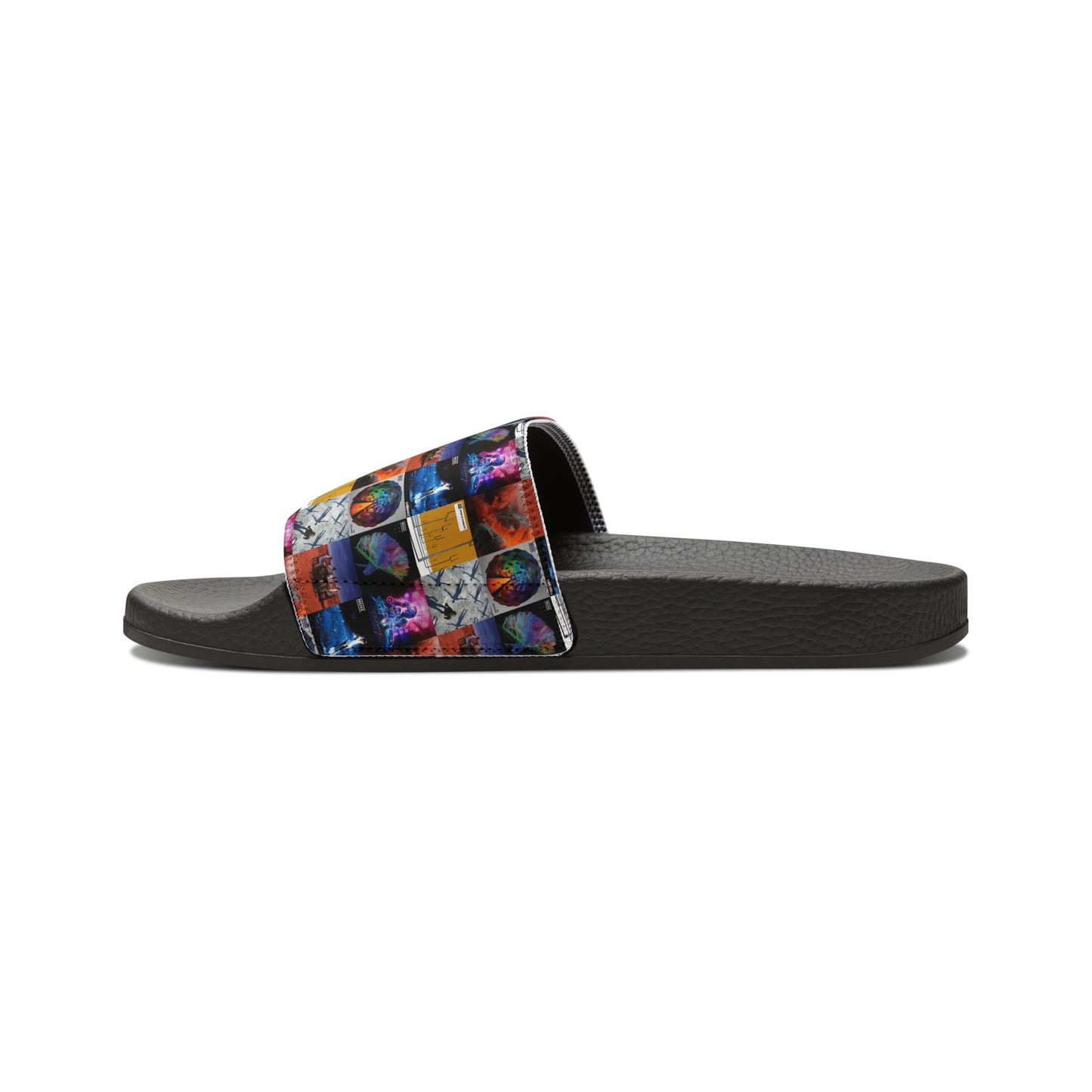 Muse Album Cover Collage Youth Slide Sandals