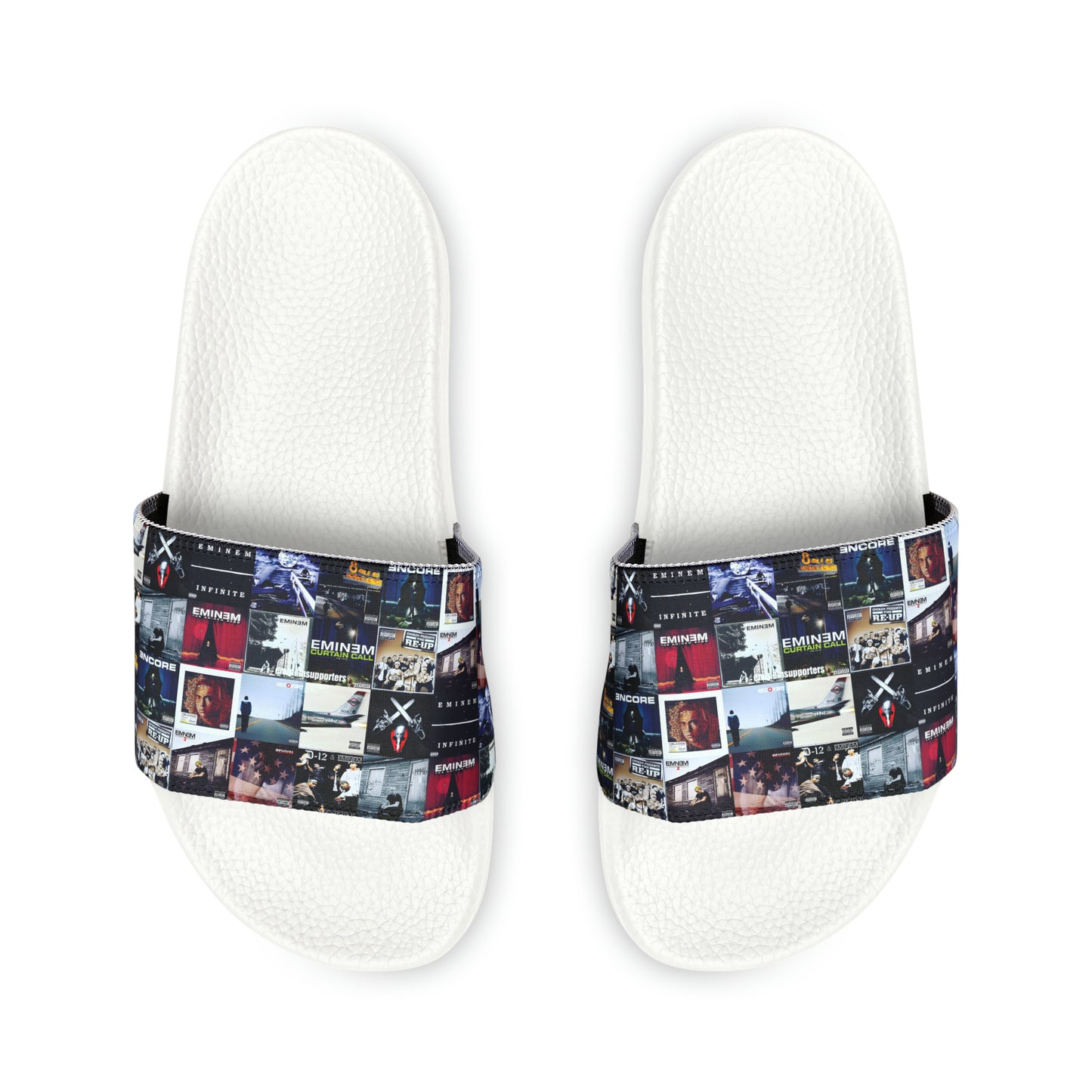 Eminem Album Art Cover Collage Women's Slide Sandals