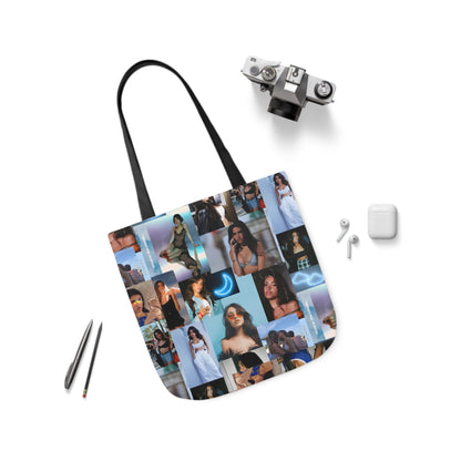 Madison Beer Mind In The Clouds Collage Polyester Canvas Tote Bag