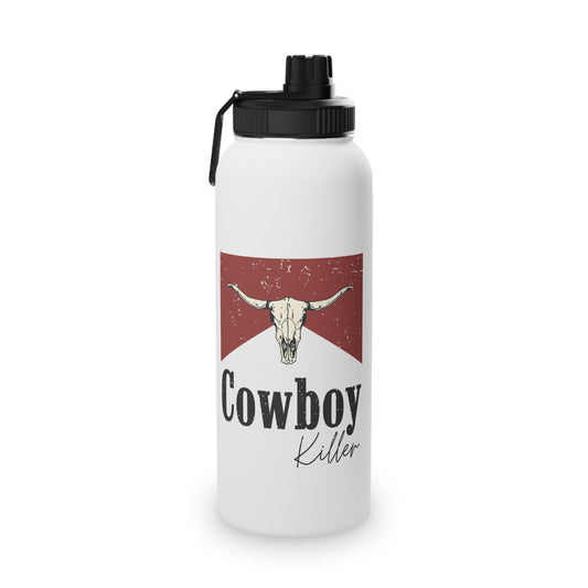 Morgan Wallen Cowboy Killer Stainless Steel Sports Lid Water Bottle