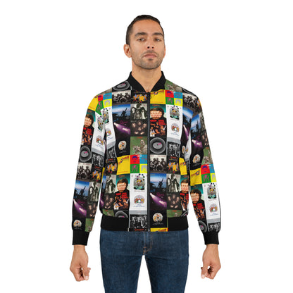 Queen Album Cover Collage Men's Bomber Jacket