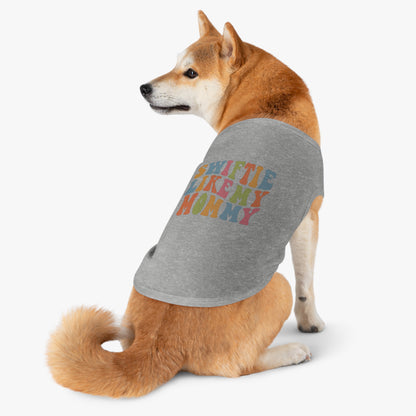 Taylor Swift Swiftie Like My Mommy Pet Tank Top