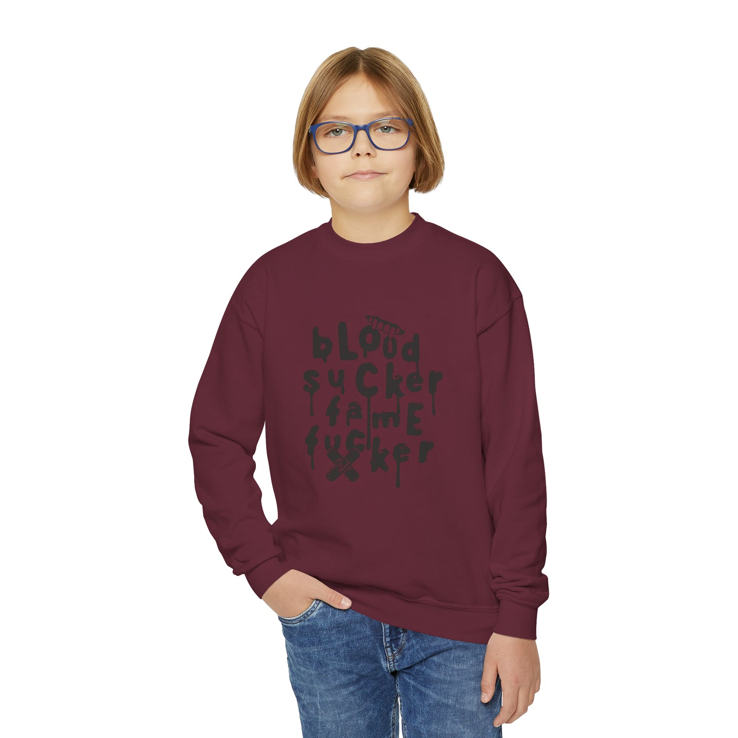 Olivia Rodrigo Blood Sucker Fame Fucker Youth Crewneck Sweatshirt