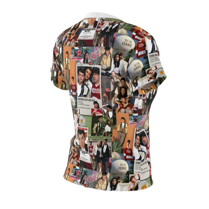 Ferris Bueller's Day Off Movie Montage Women's Cut & Sew Tee