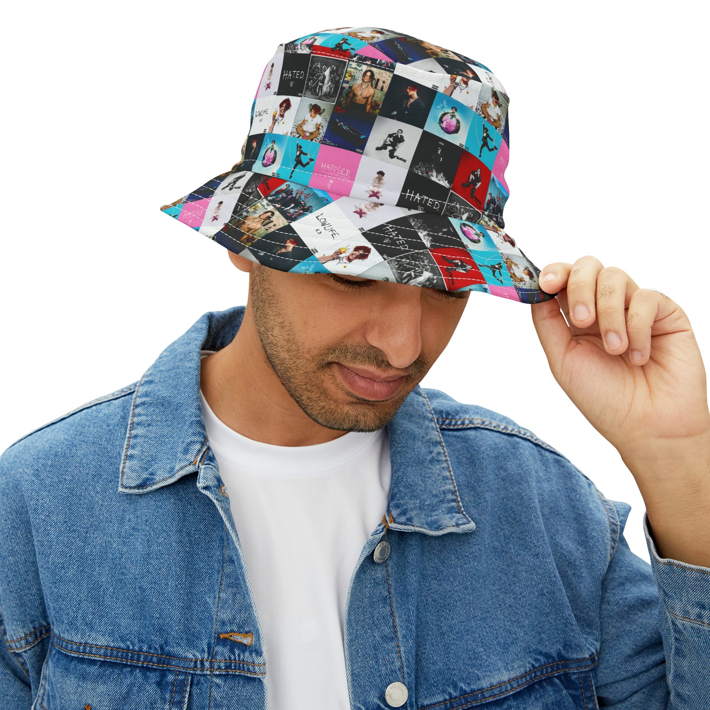 YUNGBLUD Album Cover Art Collage Bucket Hat
