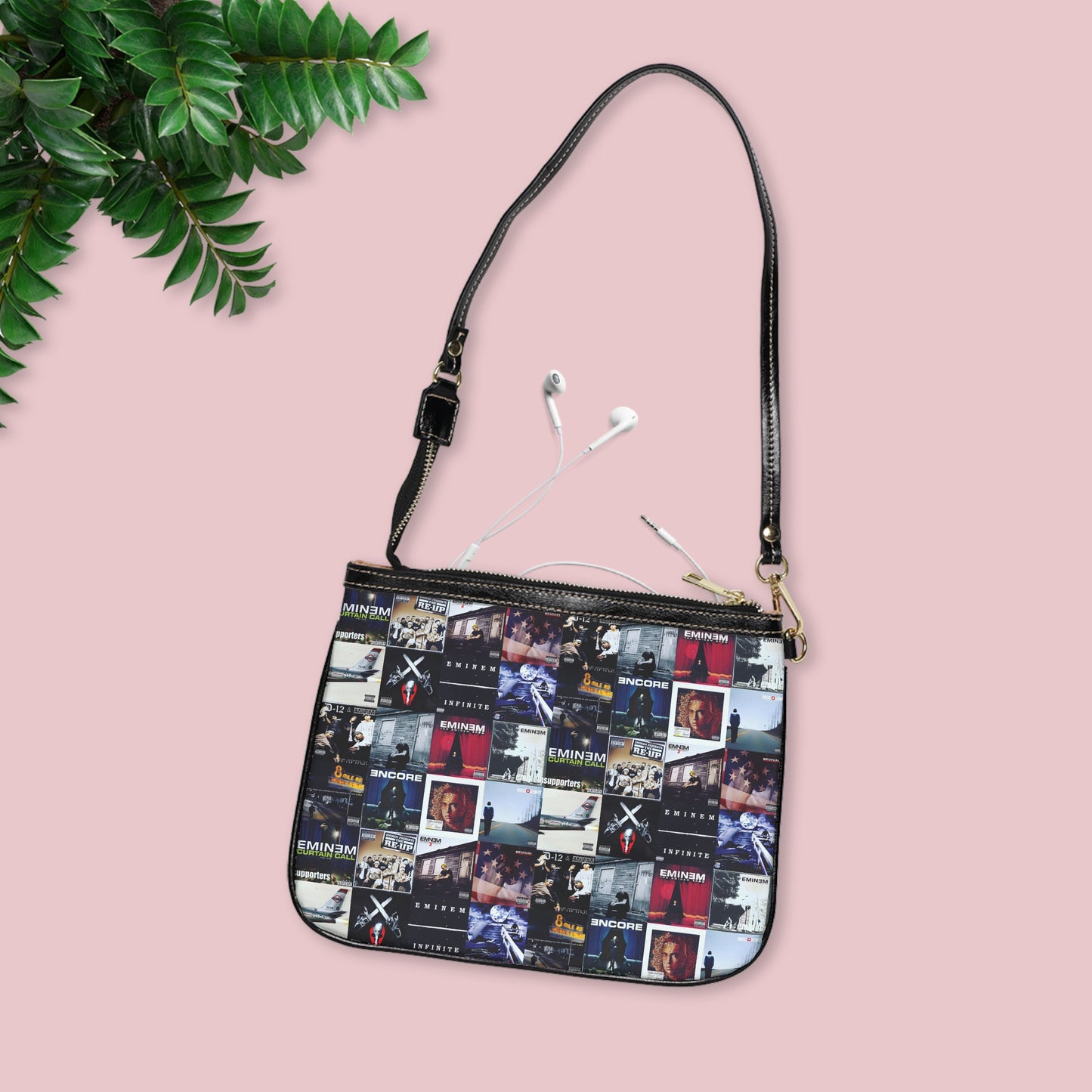 Eminem Album Art Cover Collage Small Shoulder Bag