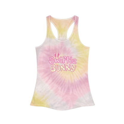 Taylor Swift Easter Swiftie Bunny Tie Dye Racerback Tank Top