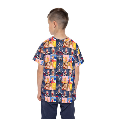 Katy Perry Smile Mosaic Kids Sports Jersey