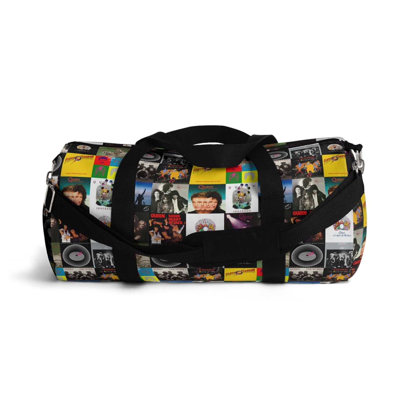 Queen Album Cover Collage Duffel Bag