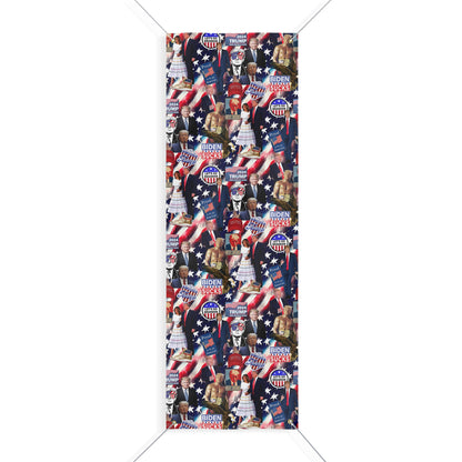 Donald Trump 2024 MAGA Montage Matte Banner