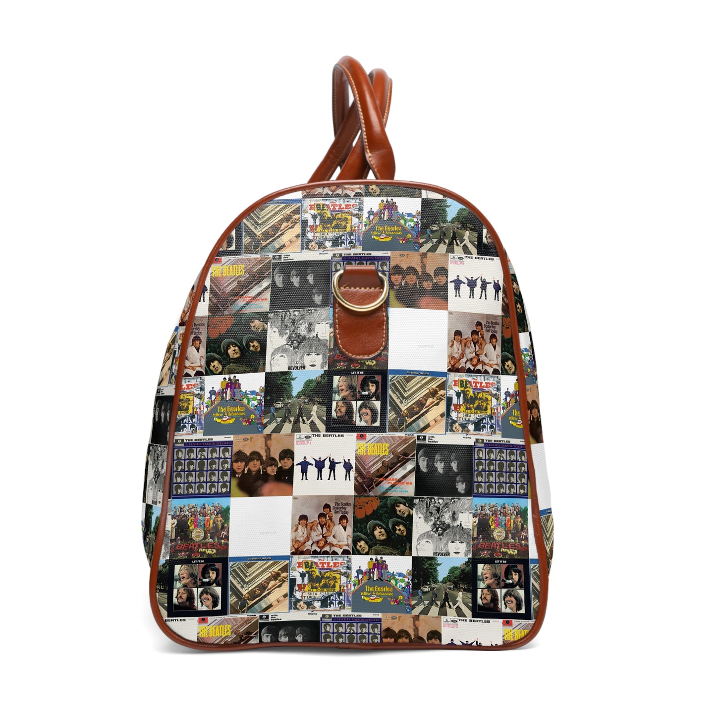 The Beatles Album Cover Collage Waterproof Travel Bag