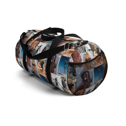 Miley Cyrus Flowers Photo Collage Duffel Bag