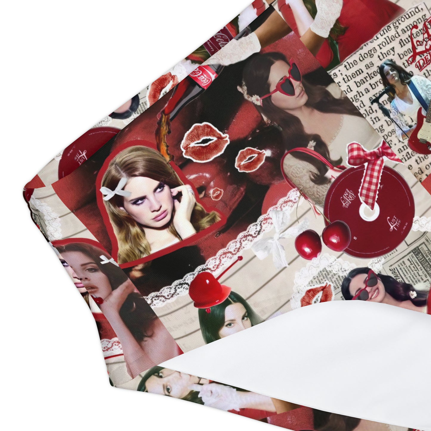 Lana Del Rey Cherry Coke Collage Girls Two Piece Swimsuit