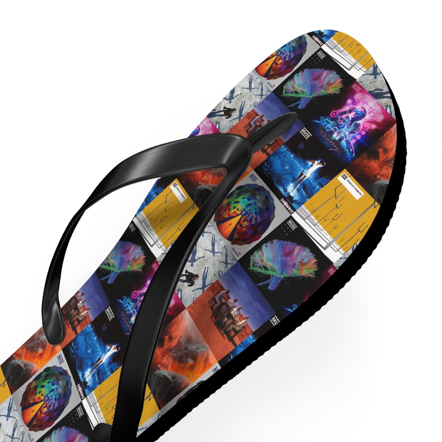 Muse Album Cover Collage Flip Flops