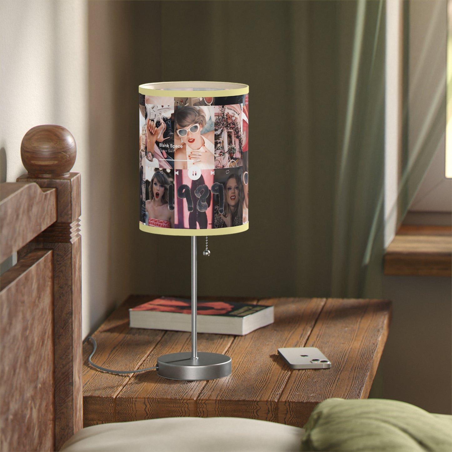 Taylor Swift 1989 Blank Space Collage Lamp on a Stand