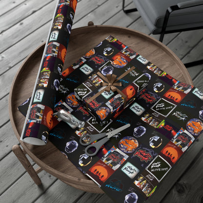 Daft Punk Album Cover Art Collage Gift Wrap Paper